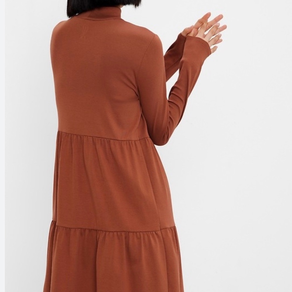 GAP Long Sleeve Brown Dress XS - Picture 2 of 2